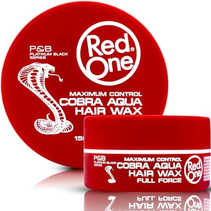 RedOne Aquatic Hair Wax Cobra 150 ml | Edge Control | Ultra Hold | Hair Wax for Men and Women | Strawberry Fragrance | Maximum Control - Image 1